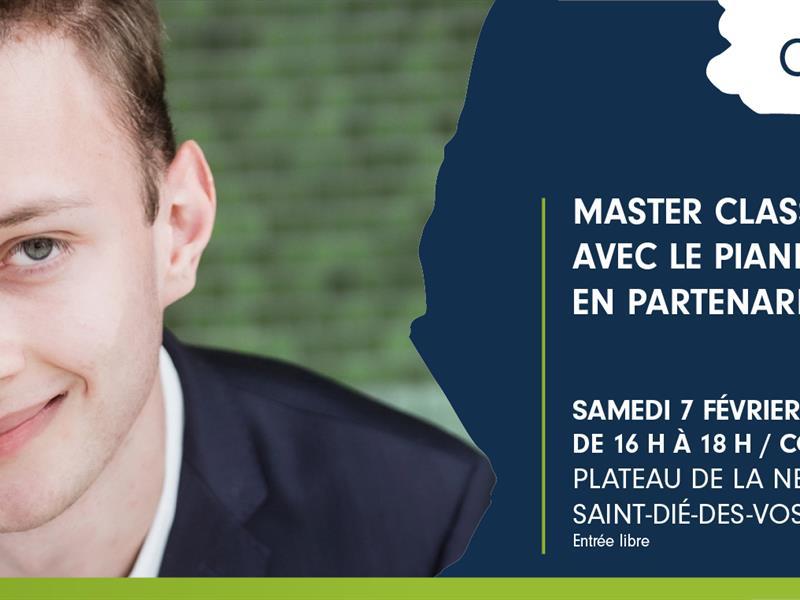Master-class de piano et concert du pianiste Gabriel Durliat
