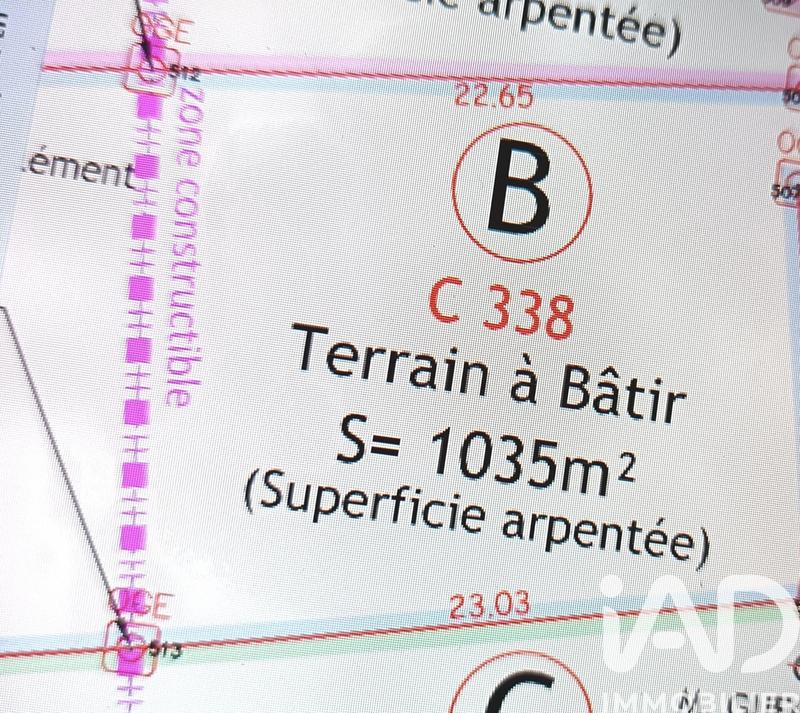 Terrain - 1 035 m²
