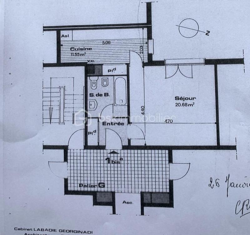 Appartement - 40 m² - 1 pièce