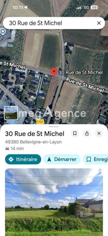 Terrain constructible - 2 860 m²