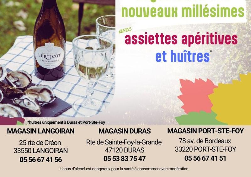 Apéritif des Millésimales à Berticot