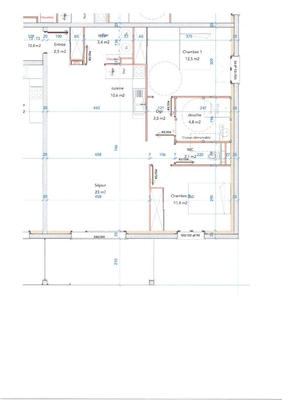 Appartement - 73 m² - 3 pièces