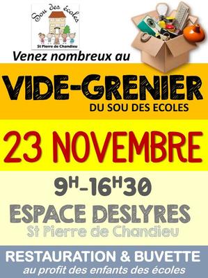 Vide grenier du sou des écoles laïques