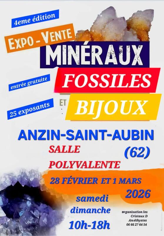Salon minéraux, fossiles et bijoux