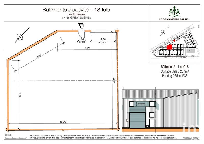 Local commercial - 207 m²