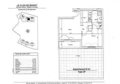Appartement - 37 m² - 2 pièces