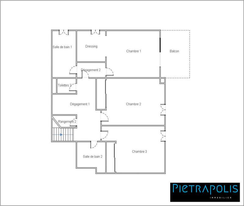 Appartement - 125 m² - 4 pièces