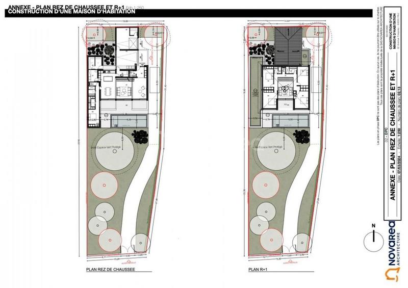 Terrain constructible - 1 073 m²
