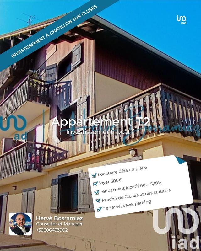 Appartement - 22 m² - 2 pièces