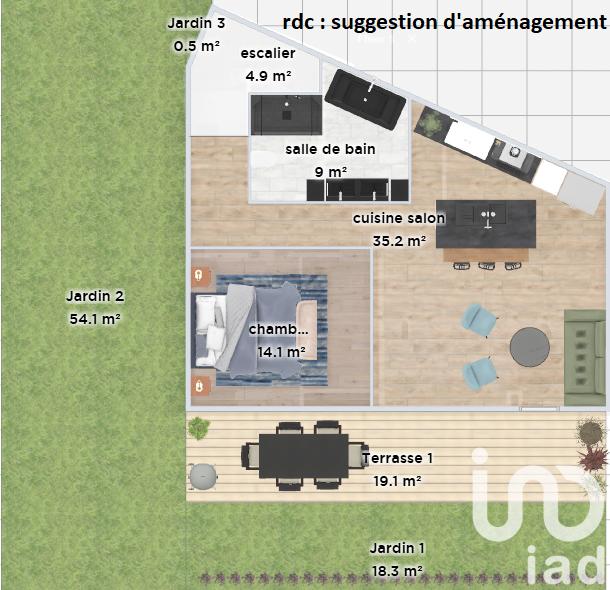 Maison - 174 m² - 8 pièces