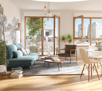 Appartement - 49 m² - 2 pièces