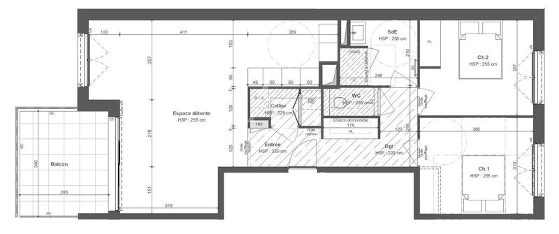 Appartement - 73 m² - 3 pièces
