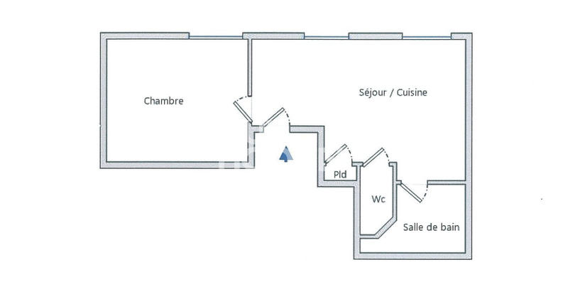 Appartement - 35 m² - 2 pièces