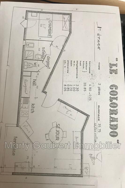 Appartement - 35 m² - 2 pièces