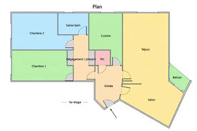 Appartement - 79 m² - 4 pièces