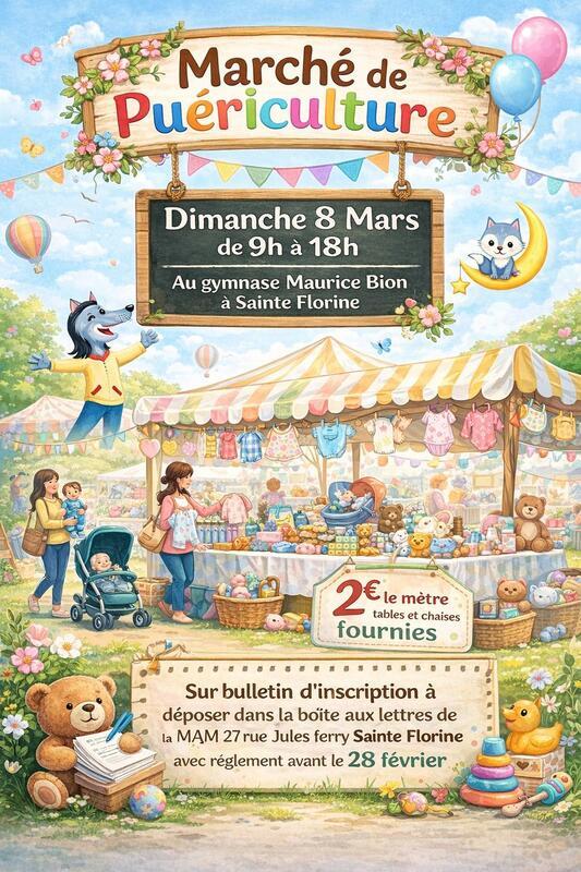 Marché de puériculture