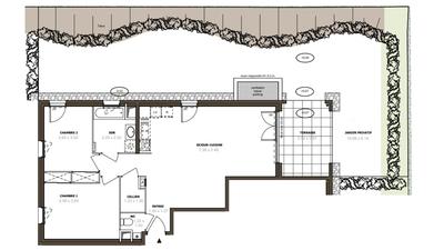 Appartement - 72 m² - 3 pièces