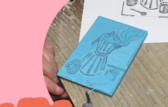 Atelier Gravure et impression Peanuts