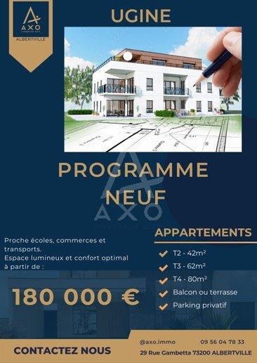 Appartement - 42 m² - 2 pièces