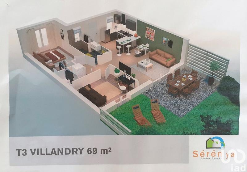 Maison - 69 m² - 3 pièces