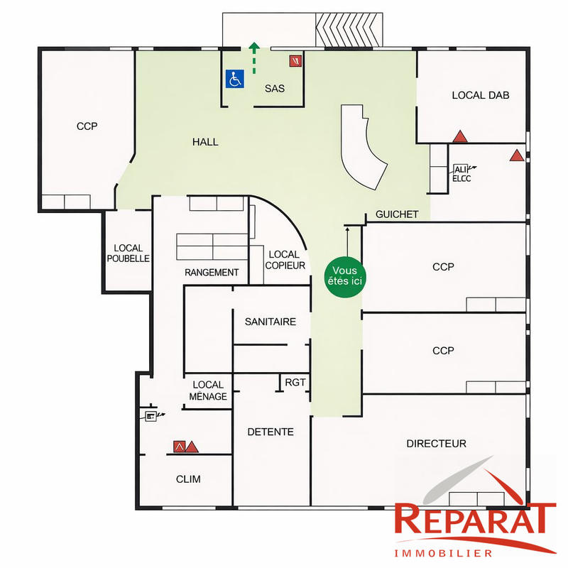 Local commercial - 140 m²