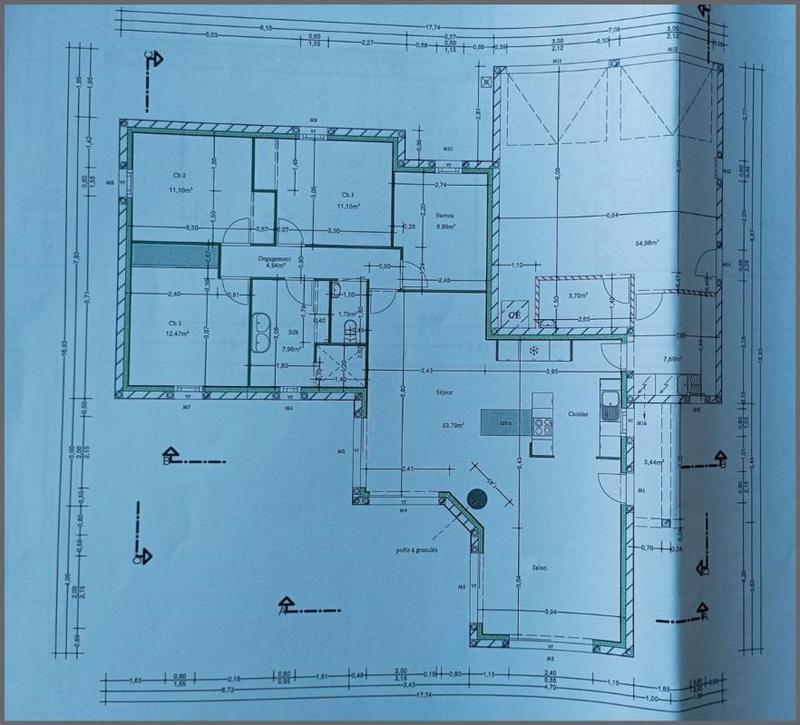 Pavillon - 111 m² - 5 pièces