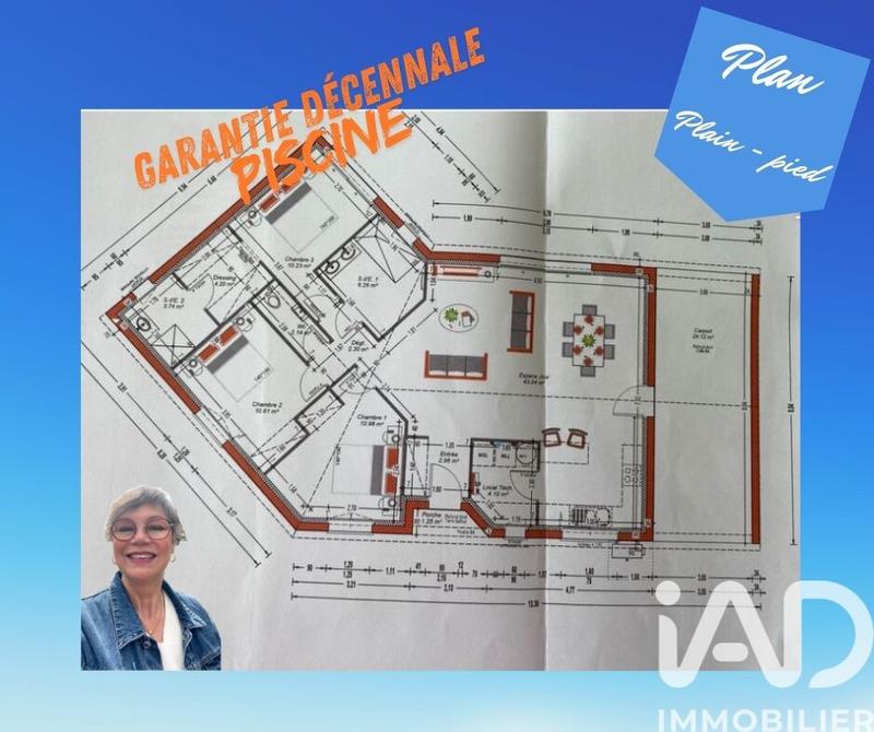 Maison - 101 m² - 5 pièces