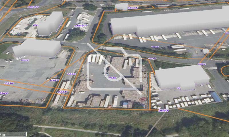 Terrain commercial - 5 607 m²