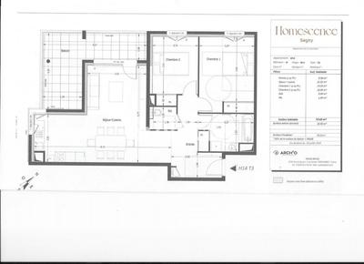 Appartement - 73 m² - 3 pièces