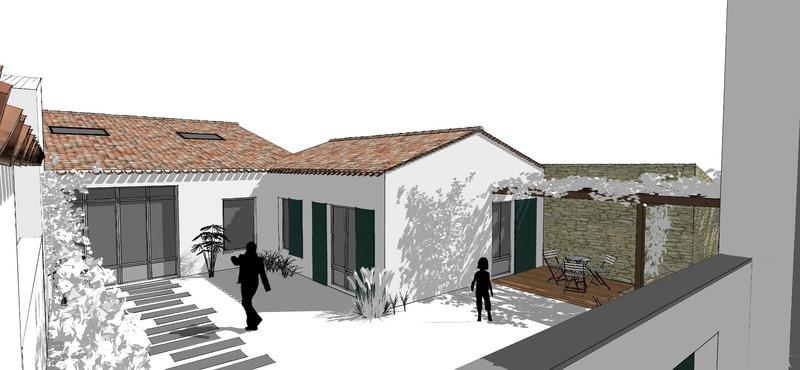 Maison de village - 101 m² - 6 pièces