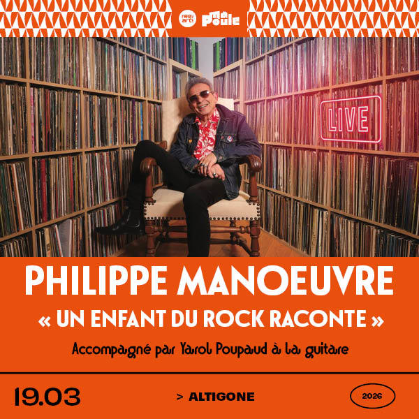 Philippe Manoeuvre "Un enfant du rock raconte" accompagné par Yarol Poupaud