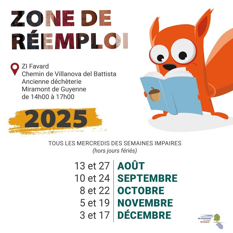 Zone de réemploi