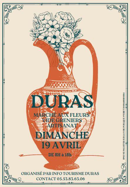 Marché aux fleurs, vide-greniers et artisanat