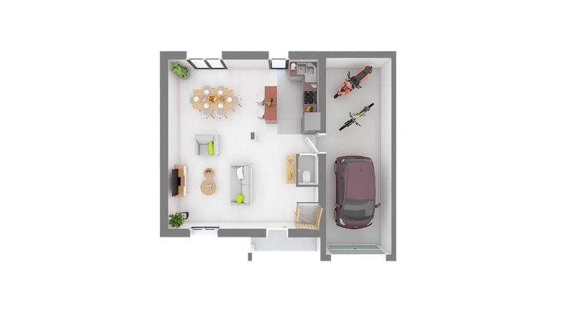 Maison - 90 m² - 4 pièces