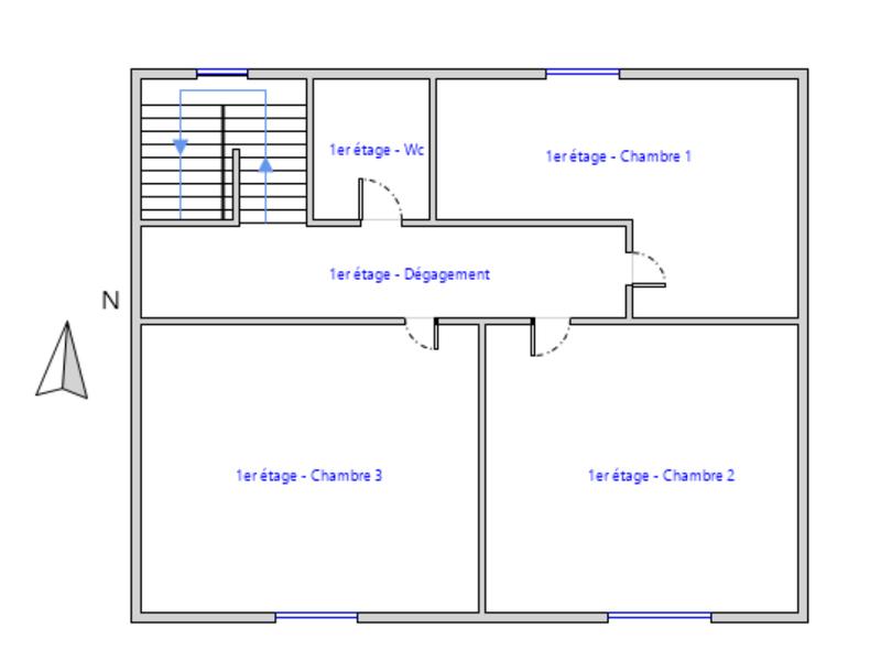 Maison - 86 m² - 4 pièces