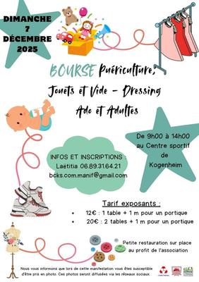 Bourse aux jouets et puériculture