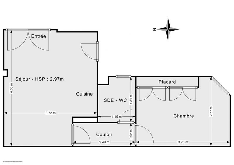Appartement - 31 m² - 2 pièces