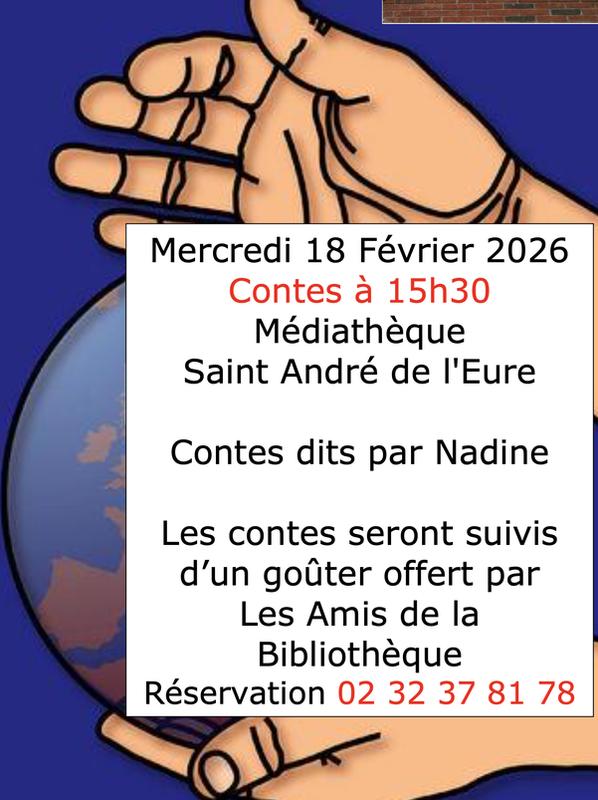 Contes à la médiathèque de Saint André de l'Eure