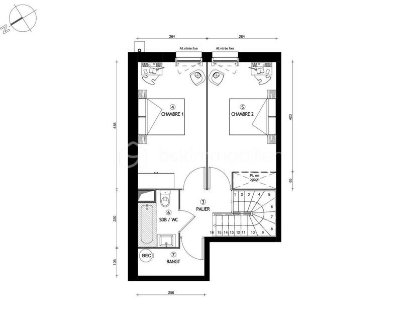 Duplex - 69 m² - 3 pièces