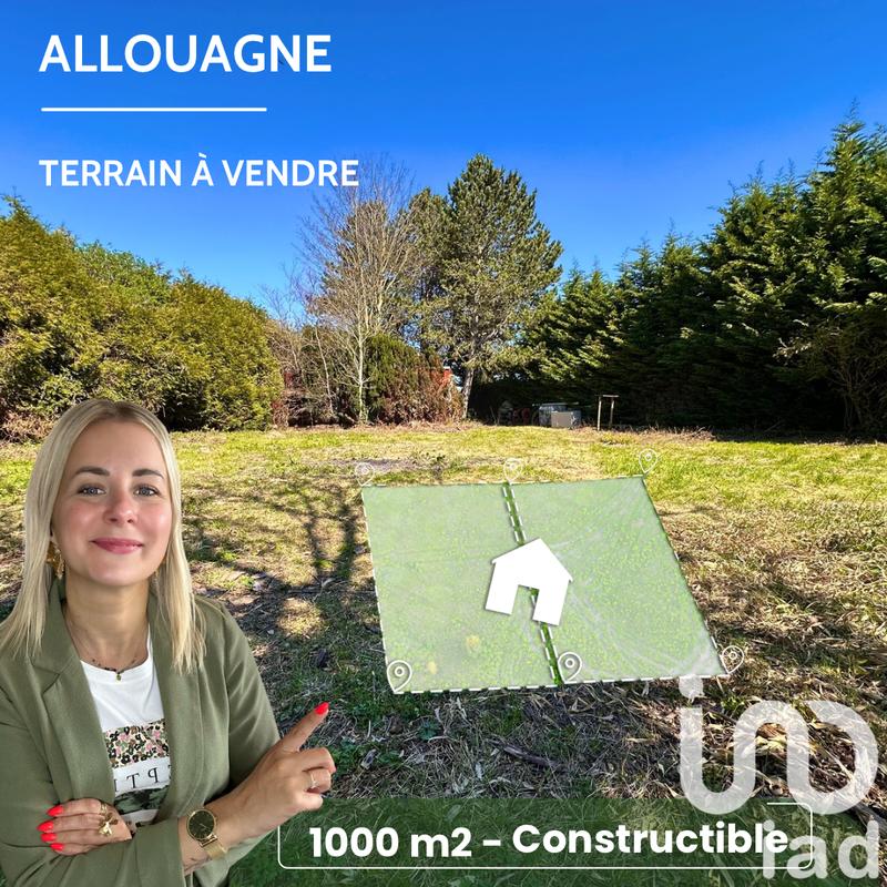 Terrain - 1 100 m²