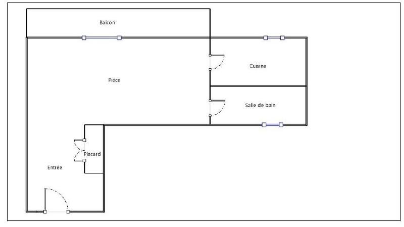 Appartement - 25 m² - 1 pièce
