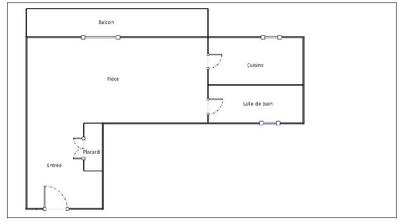 Appartement - 25 m² - 1 pièce