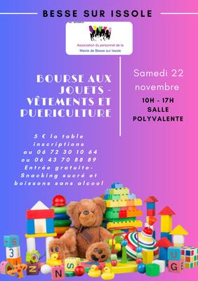 Bourse aux jouets vêtements puériculture