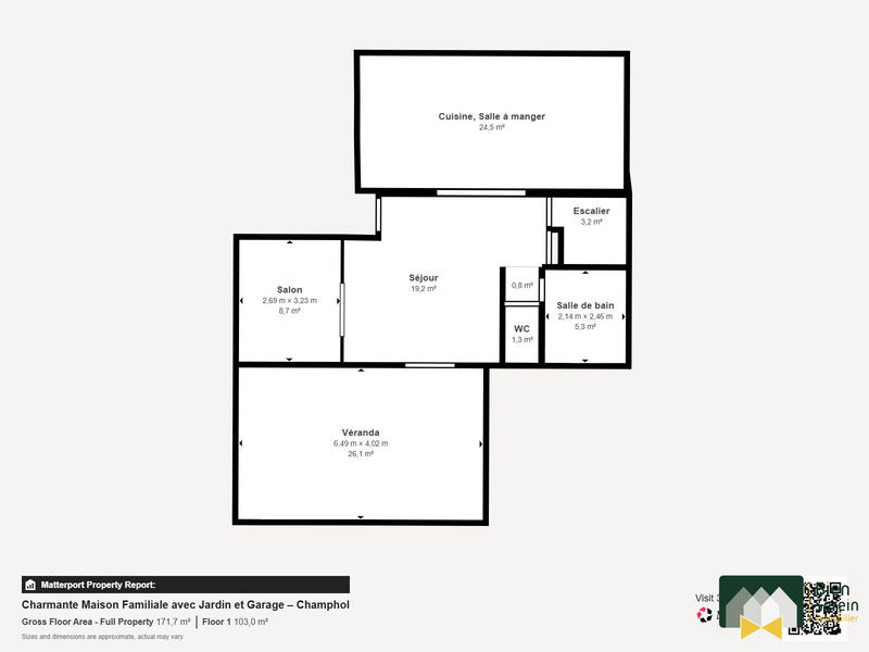 Maison ancienne - 114 m² - 5 pièces