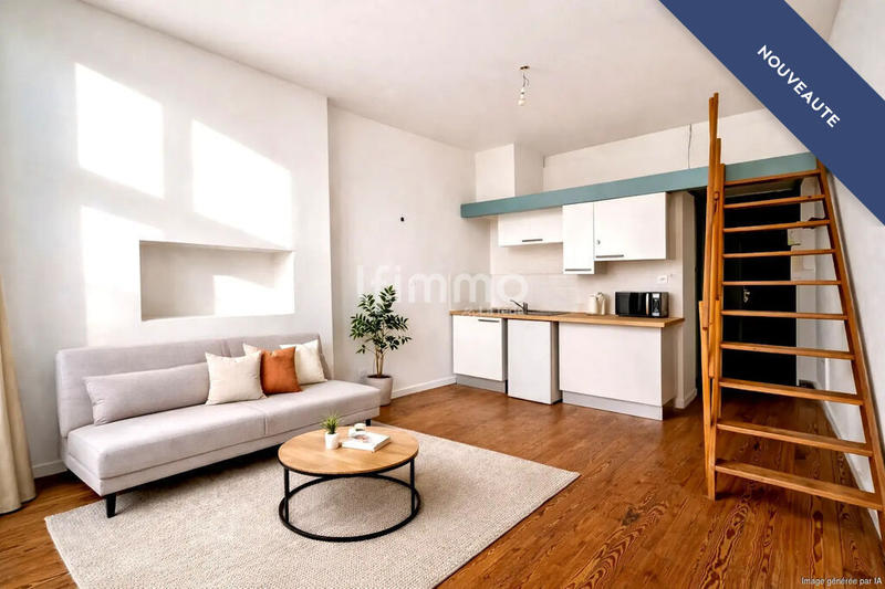 Studio - 21 m² - 1 pièce