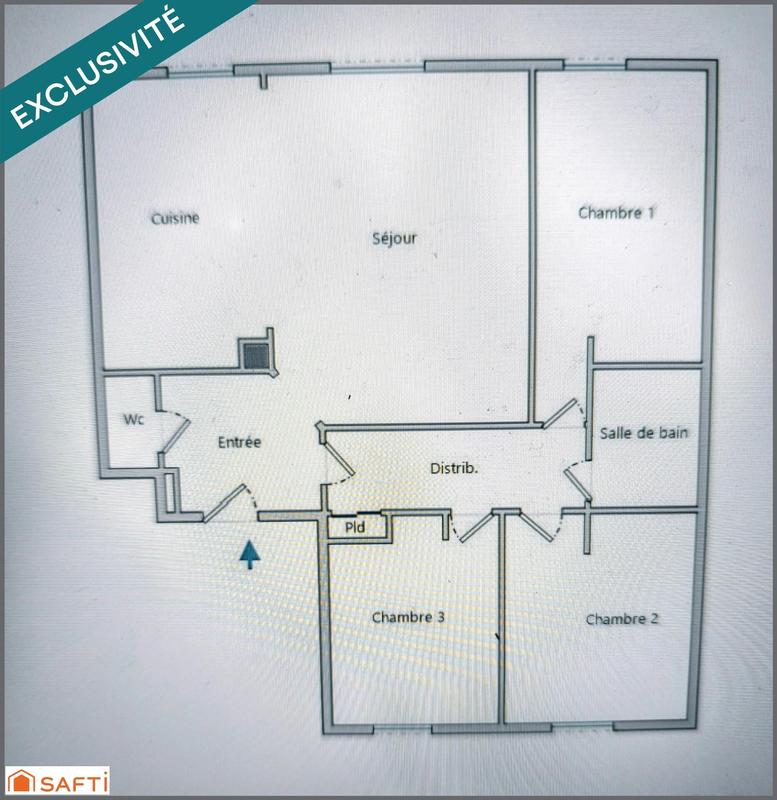 Appartement - 82 m² - 4 pièces