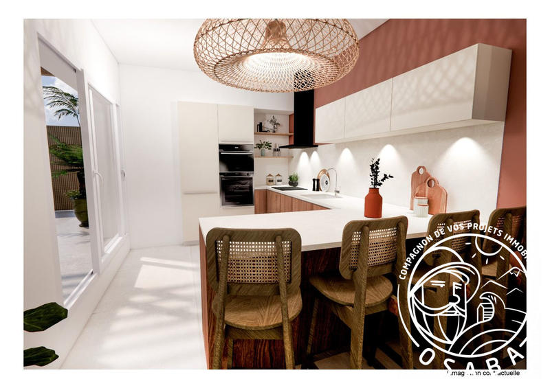 Maison - 76 m² - 3 pièces