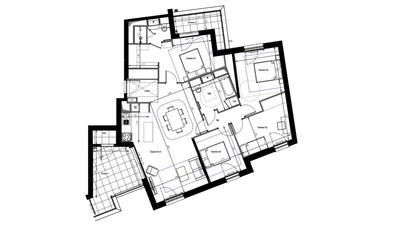 Appartement - 102 m² - 5 pièces