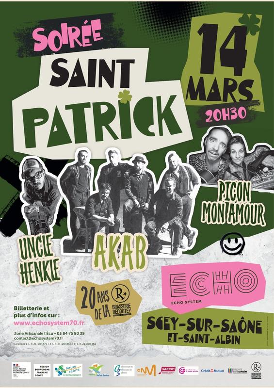 St Patrick : Uncle Henkle + Picon Mon Amour + Akab