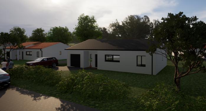 Maison - 104 m² - 4 pièces